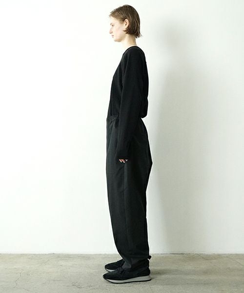 VU ヴウ easy pants  FINX COTTON  [BLACK] vu-pnt-008