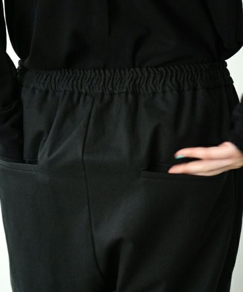 VU ヴウ easy pants  FINX COTTON  [BLACK] vu-pnt-008