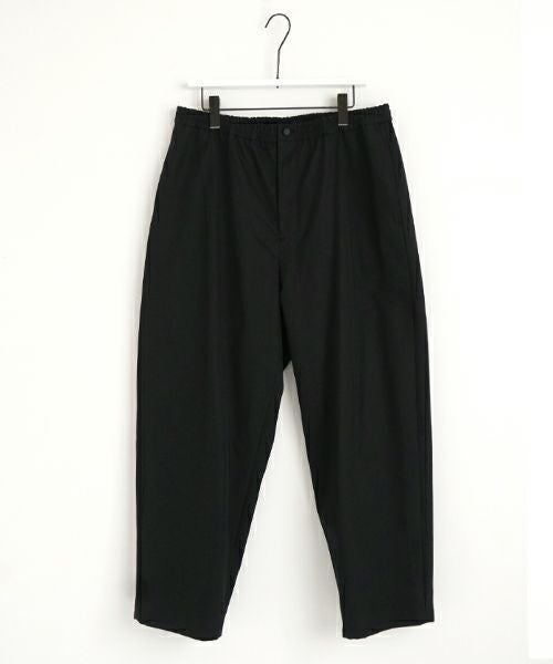 VU ヴウ easy pants  FINX COTTON  [BLACK] vu-pnt-008