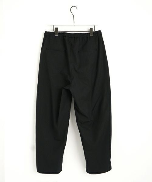 VU ヴウ easy pants  FINX COTTON  [BLACK] vu-pnt-008