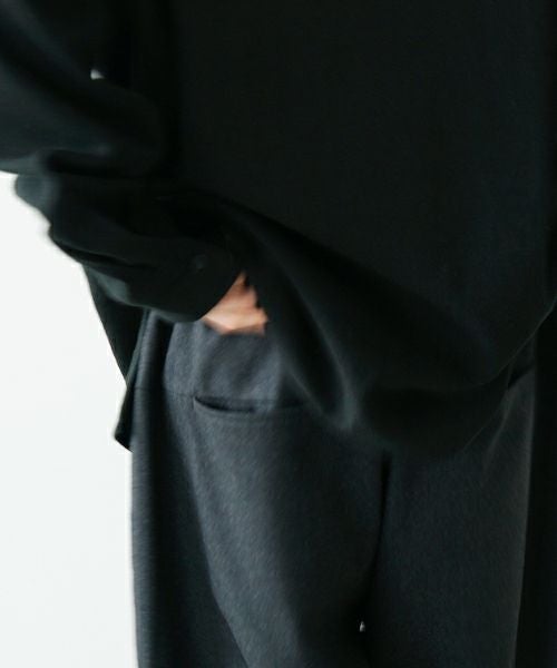 VU ヴウ 【Standard】cropped pants flannel wool [CHARCOAL GRAY] vu-pnt-005