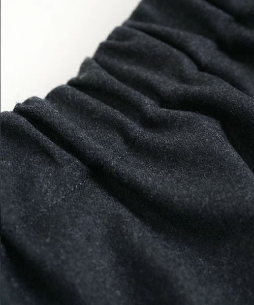 VU ヴウ 【Standard】cropped pants flannel wool [CHARCOAL GRAY] vu-pnt-005