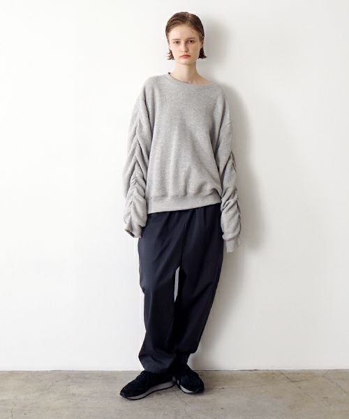 VU ヴウ 【Standard】cropped pants finx cotton [GRAPHTE] vu-pnt-005