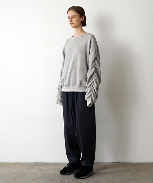 VU ヴウ 【Standard】cropped pants finx cotton [GRAPHTE] vu-pnt-005