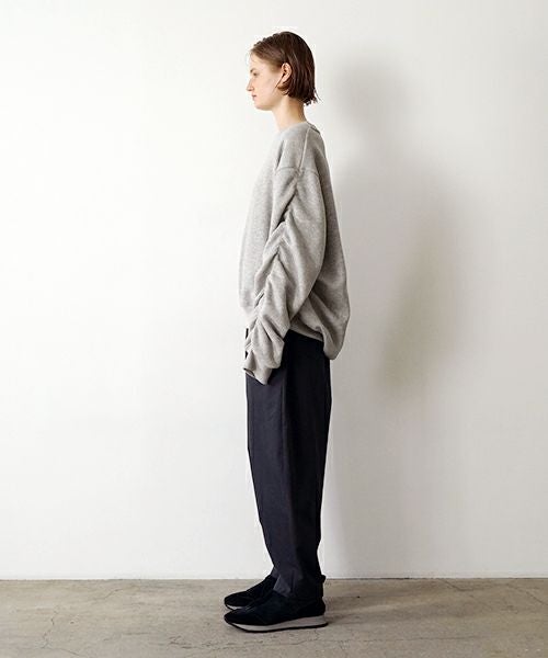 VU ヴウ 【Standard】cropped pants finx cotton [GRAPHTE] vu-pnt-005