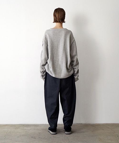 VU ヴウ 【Standard】cropped pants finx cotton [GRAPHTE] vu-pnt-005