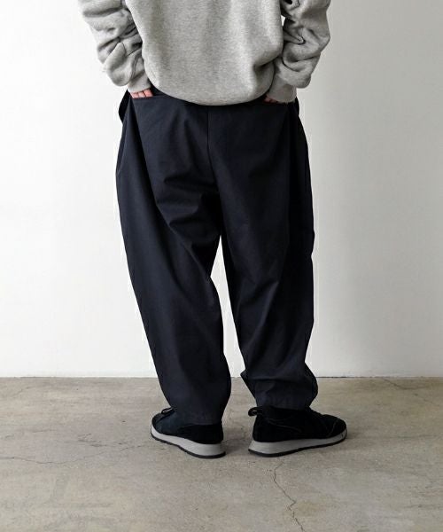 VU ヴウ 【Standard】cropped pants finx cotton [GRAPHTE] vu-pnt-005