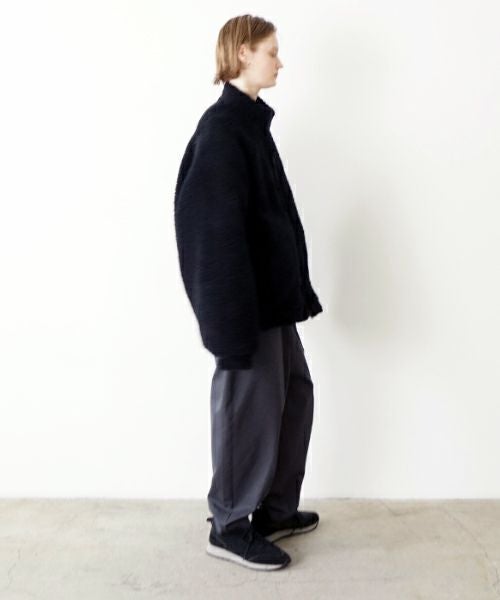 VU ヴウ 【Standard】cropped pants finx cotton [GRAPHTE] vu-pnt-005