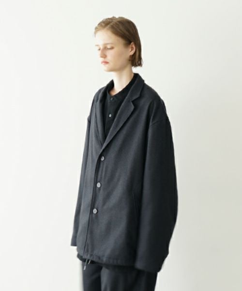 VU ヴウ coach jacket flannel wool [CHARCOAL GRAY] vu-blu-007