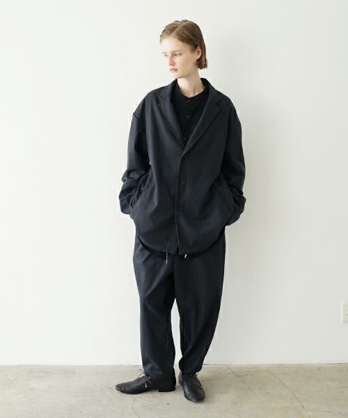 VU ヴウ coach jacket flannel wool [CHARCOAL GRAY] vu-blu-007