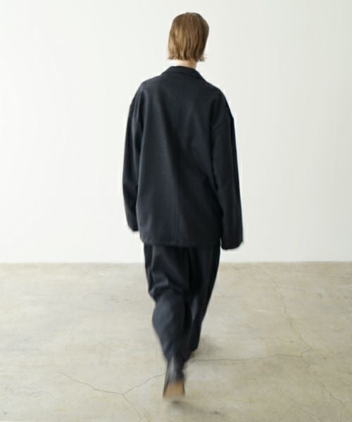 VU ヴウ coach jacket flannel wool [CHARCOAL GRAY] vu-blu-007