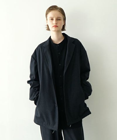VU ヴウ coach jacket flannel wool [CHARCOAL GRAY] vu-blu-007