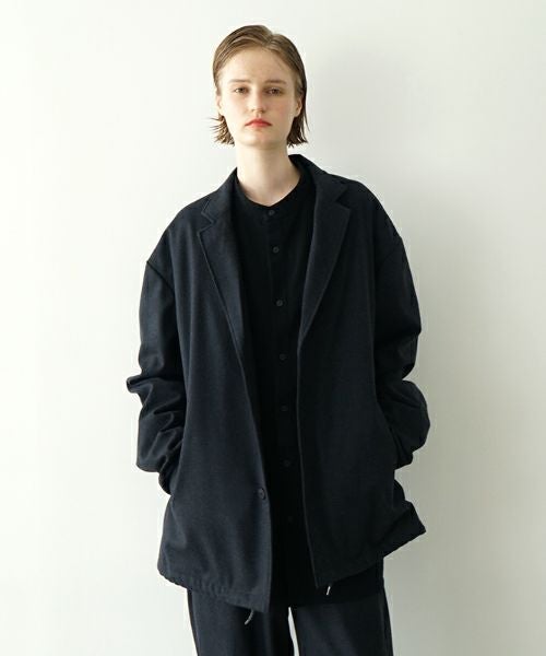 VU ヴウ coach jacket flannel wool [CHARCOAL GRAY] vu-blu-007
