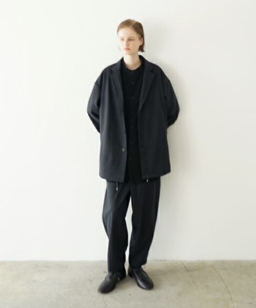 VU ヴウ coach jacket flannel wool [CHARCOAL GRAY] vu-blu-007