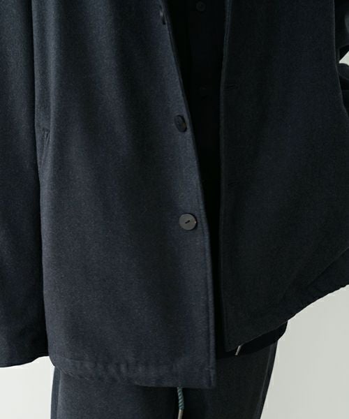VU ヴウ coach jacket flannel wool [CHARCOAL GRAY] vu-blu-007