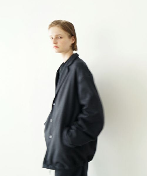 VU ヴウ coach jacket flannel wool [CHARCOAL GRAY] vu-blu-007