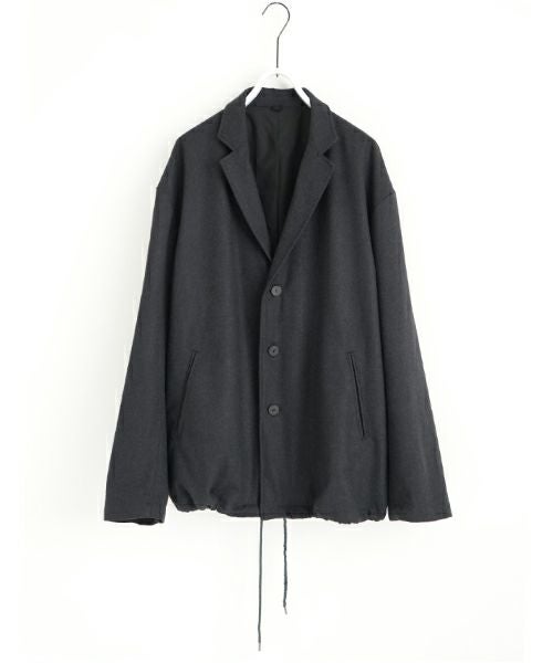VU ヴウ coach jacket flannel wool [CHARCOAL GRAY] vu-blu-007