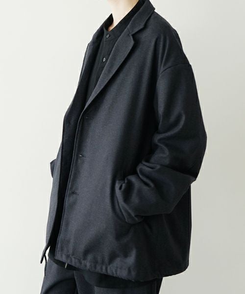 VU ヴウ coach jacket flannel wool [CHARCOAL GRAY] vu-blu-007