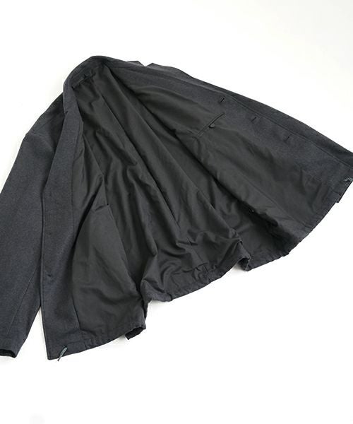 VU ヴウ coach jacket flannel wool [CHARCOAL GRAY] vu-blu-007