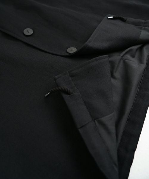 VU ヴウ coach jacket linen wool [BLACK] vu-blu-007