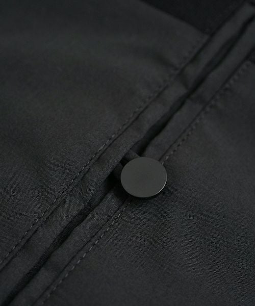 VU ヴウ coach jacket linen wool [BLACK] vu-blu-007