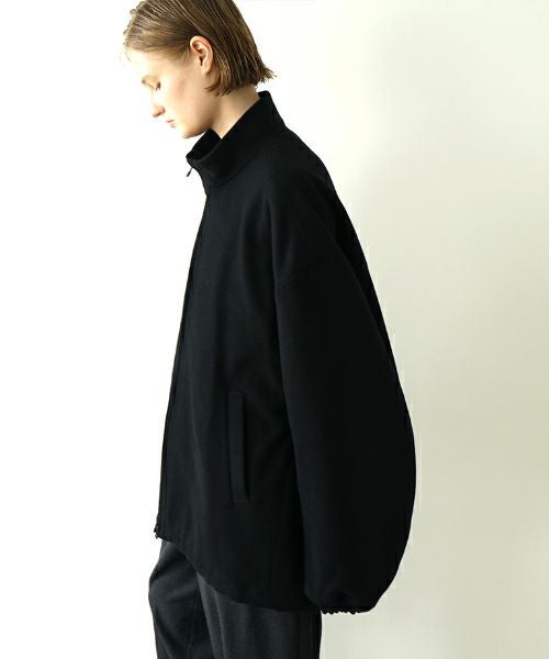 VU ヴウ stand collar coach blouson [BLACK] vu-blu-006