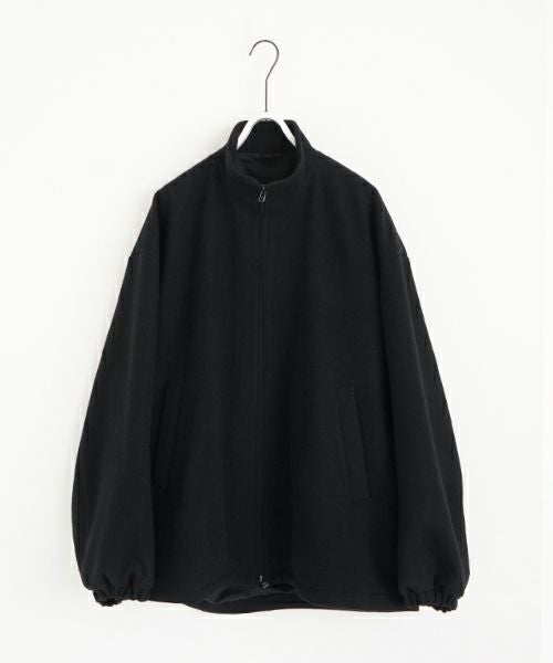 VU ヴウ stand collar coach blouson [BLACK] vu-blu-006