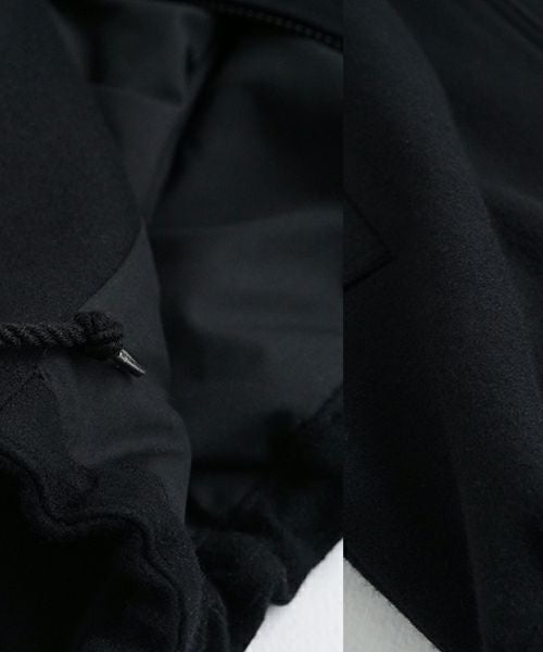 VU ヴウ stand collar coach blouson [BLACK] vu-blu-006