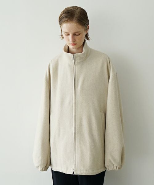 VU ヴウ stand collar coach blouson [OFF WHITE] vu-blu-006