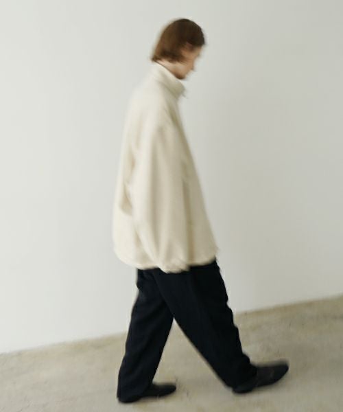 VU ヴウ stand collar coach blouson [OFF WHITE] vu-blu-006
