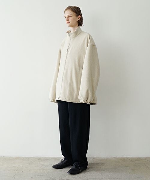 VU ヴウ stand collar coach blouson [OFF WHITE] vu-blu-006