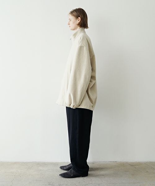 VU ヴウ stand collar coach blouson [OFF WHITE] vu-blu-006