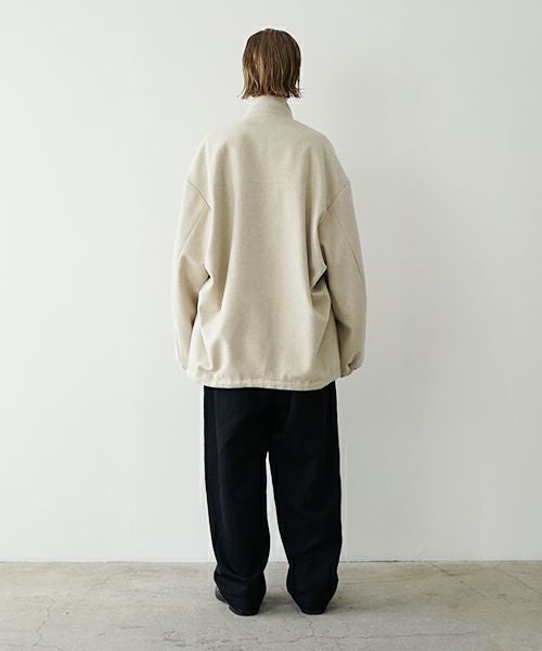 VU ヴウ stand collar coach blouson [OFF WHITE] vu-blu-006