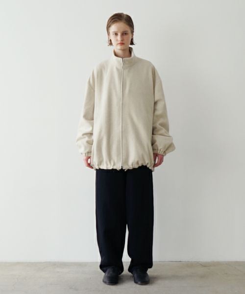 VU ヴウ stand collar coach blouson [OFF WHITE] vu-blu-006