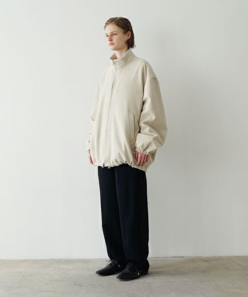VU ヴウ stand collar coach blouson [OFF WHITE] vu-blu-006