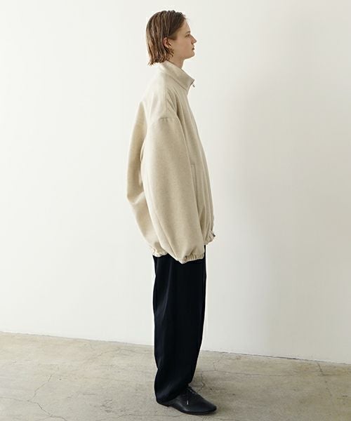 VU ヴウ stand collar coach blouson [OFF WHITE] vu-blu-006