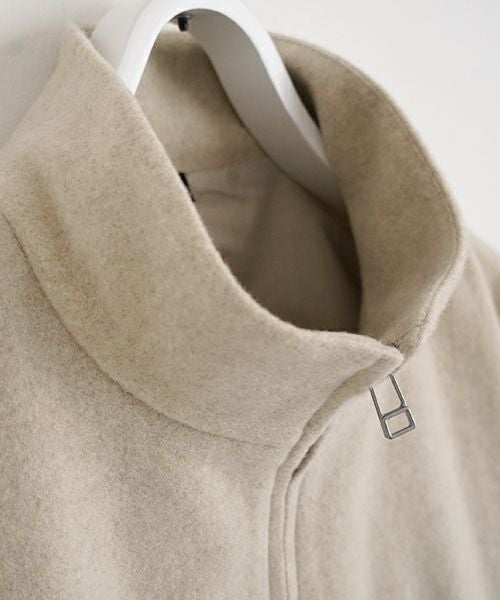 VU ヴウ stand collar coach blouson [OFF WHITE] vu-blu-006