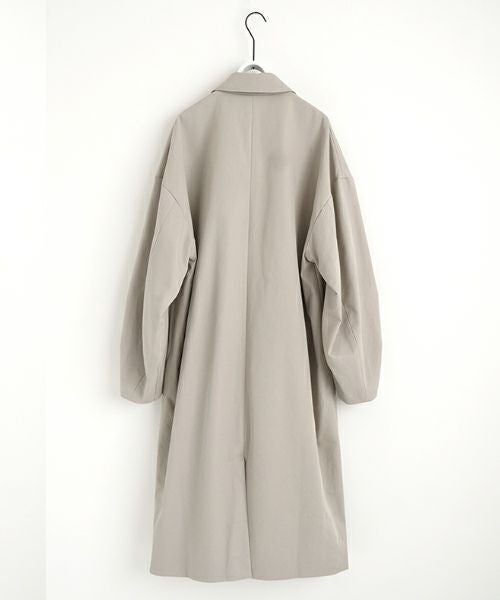 VUヴウlong soutien collar coat finx cotton [CHALK] vu-cot-003