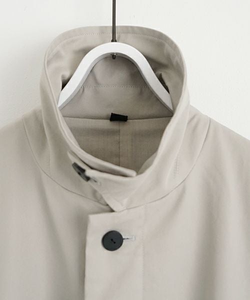 VUヴウlong soutien collar coat finx cotton [CHALK] vu-cot-003