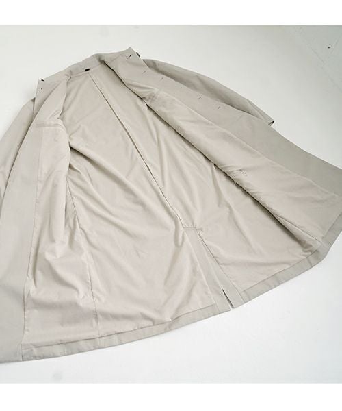 VUヴウlong soutien collar coat finx cotton [CHALK] vu-cot-003