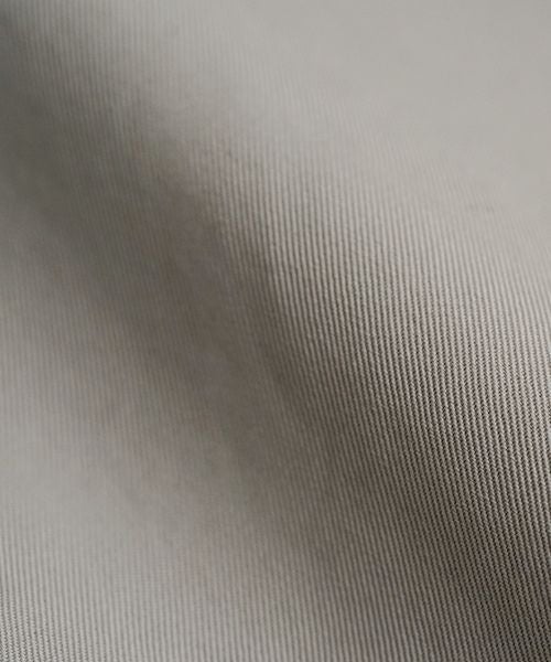 VUヴウlong soutien collar coat finx cotton [CHALK] vu-cot-003