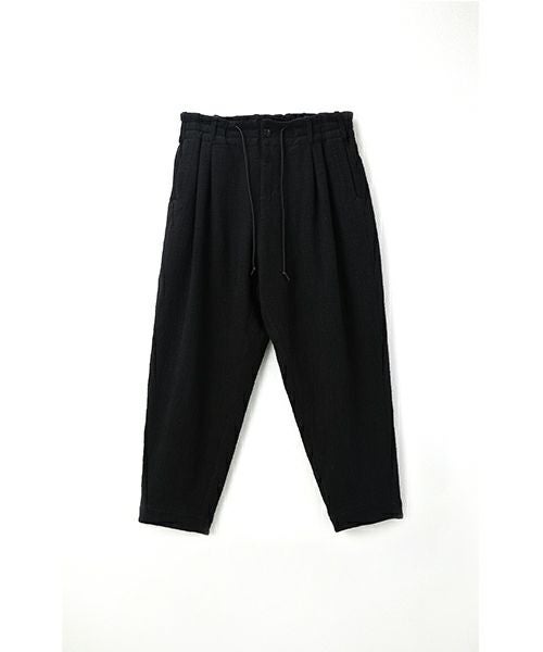 YANTOR　ヤントル 0 Count KhadiCotton Gokuraku Pants[Y255PT02/BLACK]