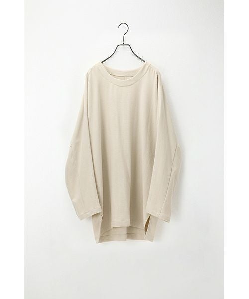 トップス yano YANTOR 6ply KhadiCotton Long Pullover[Y255PO04/OFFWHITE]