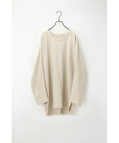 YANTOR　ヤントル6ply KhadiCotton Long Pullover[Y255PO04/OFFWHITE]
