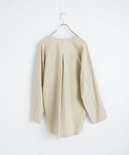 YANTOR　ヤントル6ply KhadiCotton Long Pullover[Y255PO04/OFFWHITE]