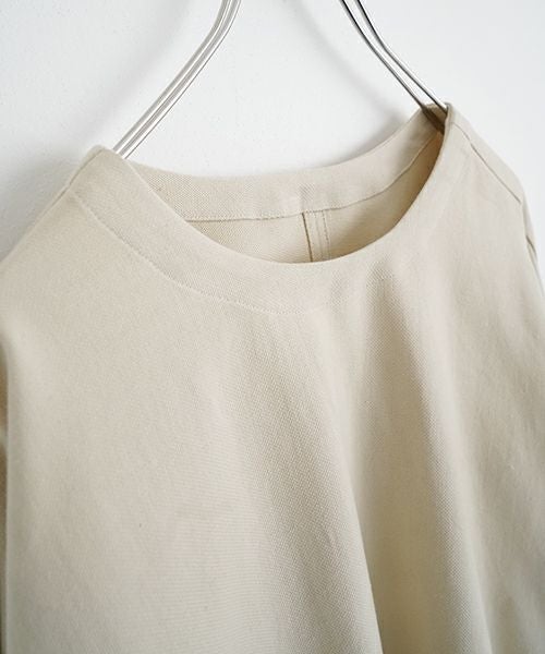 YANTOR　ヤントル6ply KhadiCotton Long Pullover[Y255PO04/OFFWHITE]