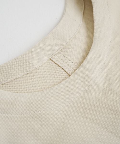 YANTOR　ヤントル6ply KhadiCotton Long Pullover[Y255PO04/OFFWHITE]