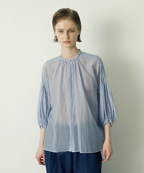  suzuki takayukiスズキタカユキpuff-sleeve blouse [S251-20/aqua]