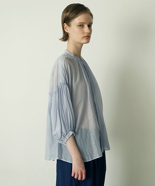  suzuki takayukiスズキタカユキpuff-sleeve blouse [S251-20/aqua]