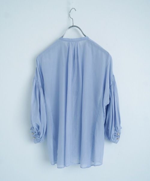 suzuki takayuki スズキタカユキ puff-sleeve blouse [T001-12/bay leaf]